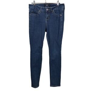 Torrid Classic Skinny Jeans Womens 10S Short Blue Mid Rise Stretch Dark Wash